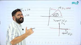 فيزياء الصف العاشر || الحصة الثالثة من الدرس الثاني : جمع المتجهات وطرحها || الأستاذ لؤي محفوظ