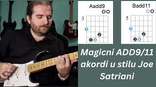 Naučite Magične i Lagane Akorde Sa Otvorenim Žicama (add9, add11) - U Stilu Joe Satriani