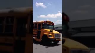 Buses Leaving Matt Elementary on the Last Day of School (2014)