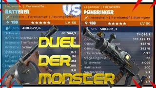 130 Peinbringer VS  130 Ratterer ( God Tier Perks ), Duel der Monster | Fortnite Rette Die Welt