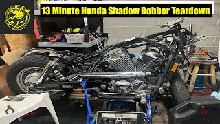 13 Minute Honda Shadow Bobber Teardown