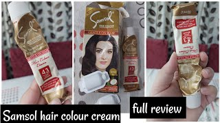 Samsol hair colour cream 43 no full review