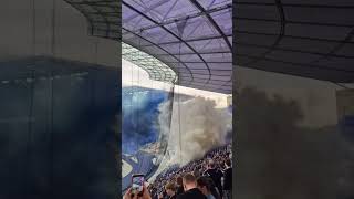 PYRO - Hertha BSC - Hansa Rostock 12.04.2024  #pyro