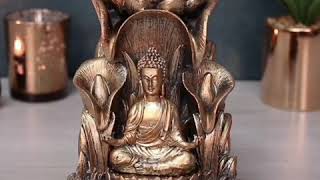 Bronze Buddha Backflow Incense Burner