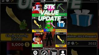 STK VALUE UPDATE~DECEMBER 9 2024 #roblox #survivethekiller #stk #value #update #trades #trading