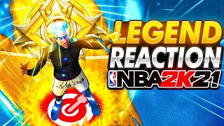 I HIT LEGEND IN NBA 2K21! UNLOCKING ALL *NEW* LEGEND REWARDS MYPLAYER HAS 100+ BADGES! BEST JUMPSHOT