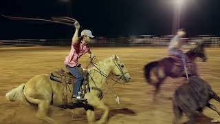 Team Roping at J&J Arena in Menard, Tx - Round 2