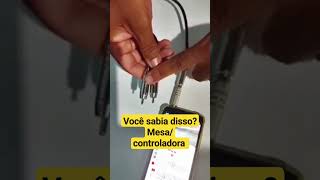 com esse cabo é possível enviar o áudio da controladora para mesa de áudio e vice versa #shots