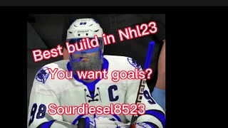 Want goals? Try this!!! Best build in NHL23!!