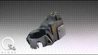 Steer wheel lock 3d scan