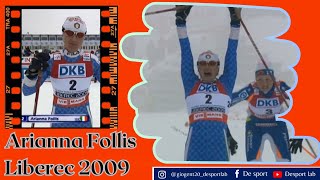 Arianna Follis CAMPIONESSA DEL MONDO sprint Liberec 2009 sci di fondo