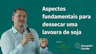 Alexandre Gazolla | Aspectos fundamentais para dessecar uma lavoura de soja