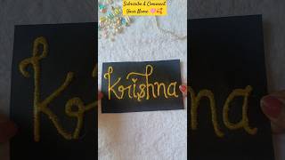 #cute Name done 🙏💕#youtube #diy #diycalligraphy #diyideas #craft #artandcraft #shorts #video #diy