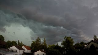 Ottobrunn: Unwetter mit Feuerwehreinsatz (in 4K)