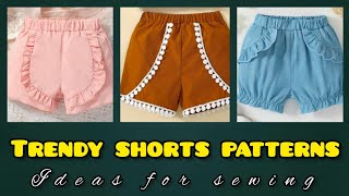 All type and trendy designer baby shorts patterns ideas //Stylish baby shorts