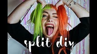 DIY| SPLIT окрашивание в домашних условиях