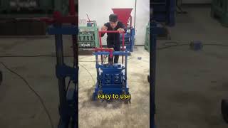 small moving block making machine to make