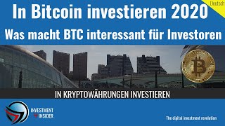 💥In Bitcoin investieren 2020: Was macht BTC so interessant für Investoren!?