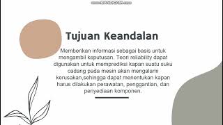 Reliability (Keandalan) | Kharisma Linda S | TE 2B | 200101017