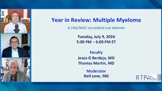 Clinical Investigator Perspectives: The Most Relevant New Data Sets and Advances in Multiple Myeloma