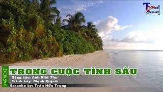 Trong Cuộc Tình Sầu - Mạnh Quỳnh Karaoke