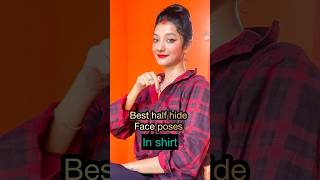 Best half hide face POSE ideas/top 10 poses/RADHA RAJVANSHI ❤️#ytshorts #shorts #trending #viral