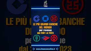 INFOGRAFICA: Le più grandi banche del mondo per revenue dal 2001 al 2023 #economia #trading #denaro