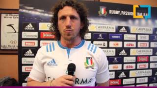 Rugby Sei Nazioni, Mauro Bergamasco: orgoglio e spirito di gruppo