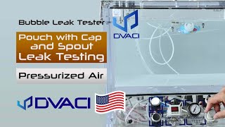 Pouch with Cap and Spout | ASTM F2096-11 Leak testing