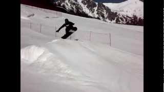 Snowboard Jump Fail