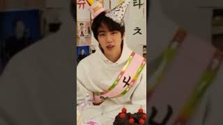 BTS Jin 💜 Live On Weverse 🎂🎉💜