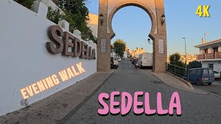 Sedella , spain , Andalucia ,stunning white Pueblo , evening walk through the village