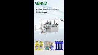 #shorts How to pack oil cream or liquid into monodose plastic bottle? - Grand Packing Machinery