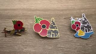 My Love for pin badges #lestweforget #poppy #love