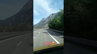 Alpy😍 #relev #gibbs #drive #remix #vixa #mountains #automobile #nature #travel #dc #foryou #drive