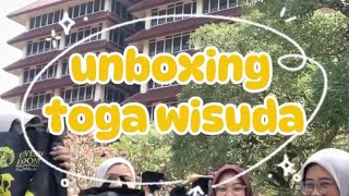 UNBOXING TOGA WISUDA