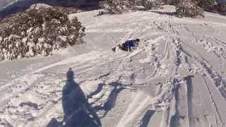 Mt Buller 2013- Brad cuts me off (faget) Good Powder day though.