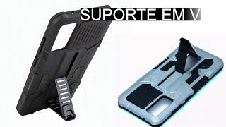 Capas para celulares Samsung S20FE, S21FE, S22, A53, A32, Cabos & Plugs, armadura em V