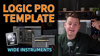 How To Get Wide Mix That Stays Punchy - Free Logic Pro Template