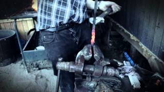 forging an attic ladder hook