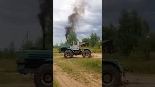 Тащим фуру Т-150.