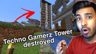 Rawknee Games destroyed techno gamerz tower