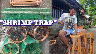 Making shrimp net trap (Bubo)