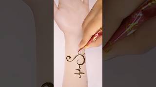 "S" letter mehndi tattoo. "S" alphabet mehndi design. mehandi ka design. #easymehndi #lettermehndi