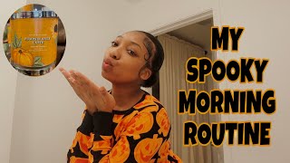 VLOGTOBER DAY 8: A SPOOKY MORNING ROUTINE WITH ME | Shalaya Dae