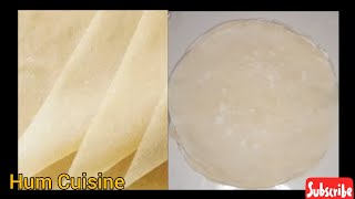 Homemade Roll Patti / Samosa Pati | Spring Roll Sheet | Manda Patti Recipe | Ramadan Special