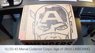 VLOG #3 Marvel Collector Corps: Age of Ultron UNBOXING April 2015