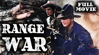 RANGE WAR | William Boyd | Full Western Movie | English | Wild West | Free Movie