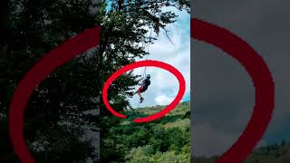 The Zipline Views #zipline #adventure #mountains #subscribe #jump