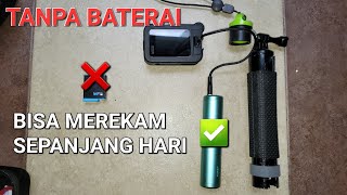 Cara Merekam GoPro Dengan Powerbank Tanpa Baterai || GoPro Hero 9